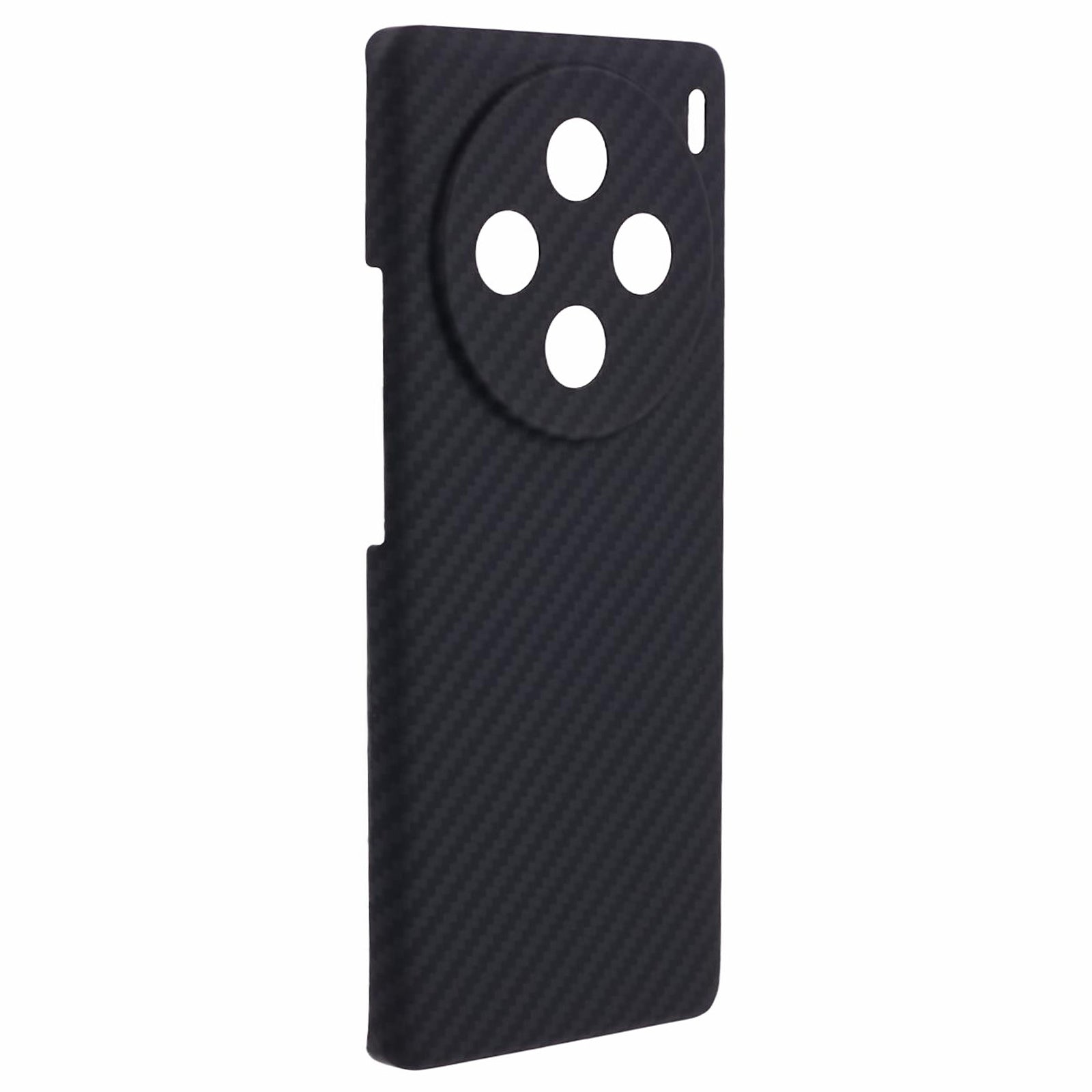 For vivo X100 5G Case 1500D Coarse Texture Aramid Fiber Precise Lens Cutout Phone Cover - Black