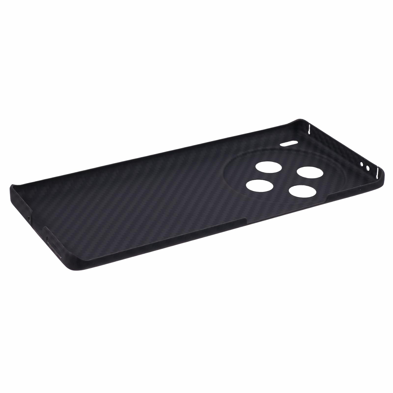 For vivo X100 5G Case 1500D Coarse Texture Aramid Fiber Precise Lens Cutout Phone Cover - Black