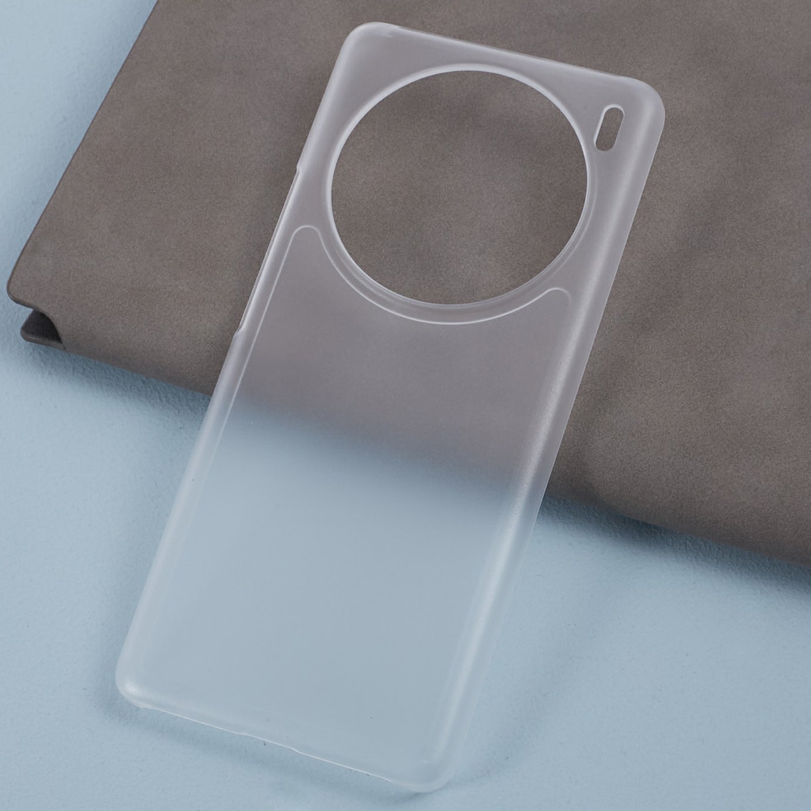 For vivo X100 5G Phone Case Rubberized Hard PC Phone Cover - Transparent