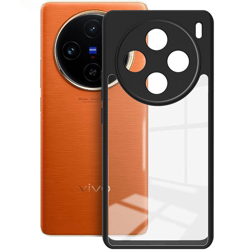 IMAK UX-9A Series for vivo X100 5G Cell Phone Case TPU + PC Anti-Scratch Transparent Back Cover