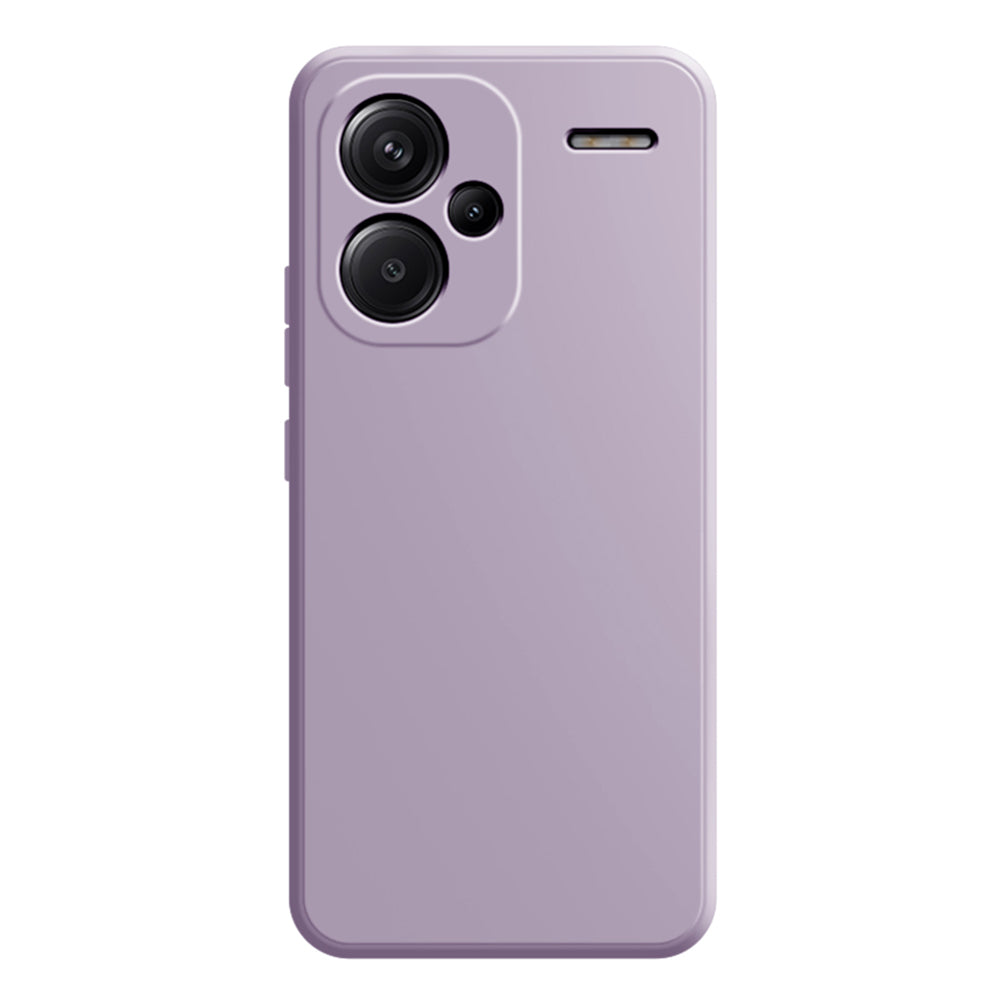 For Xiaomi Redmi Note 13 Pro+ 5G TPU Case Straight Edge Protection Phone Cover - Grass Purple