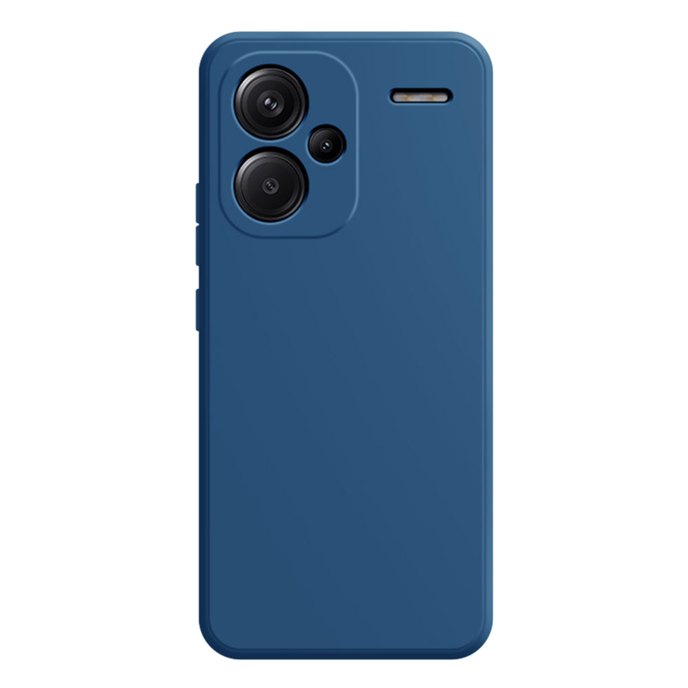 For Xiaomi Redmi Note 13 Pro+ 5G TPU Case Straight Edge Protection Phone Cover - Blue