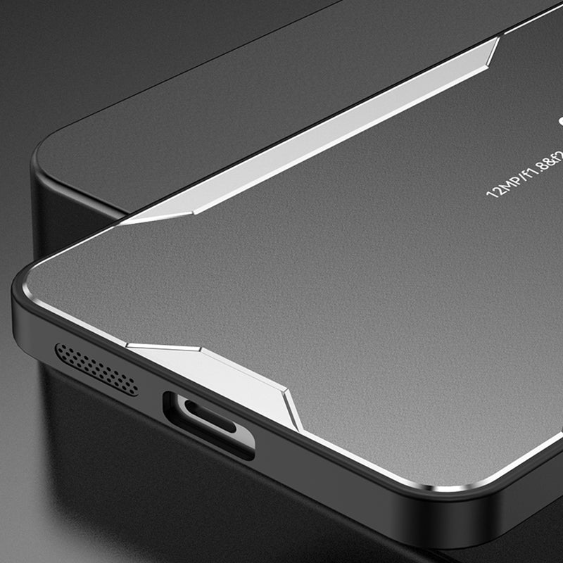For vivo X100 5G Anti-Scratch Phone Case Aluminum Alloy+PC+TPU Mobile Phone Cover - Gold