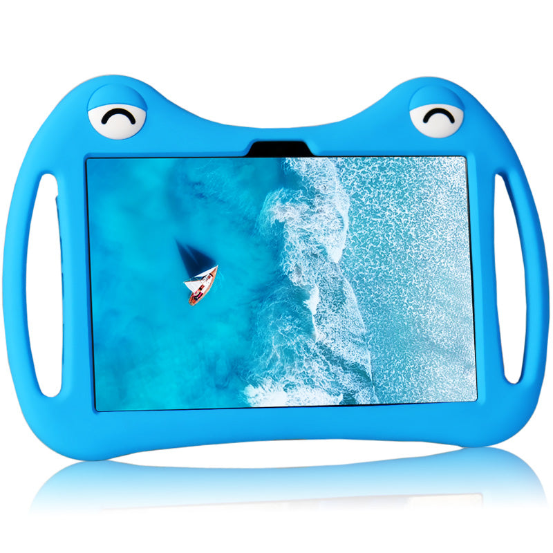 Hand Grip Silicone Tablet Case for TCL NxtPaper 10s , Kickstand Protective Tablet Cover - Blue