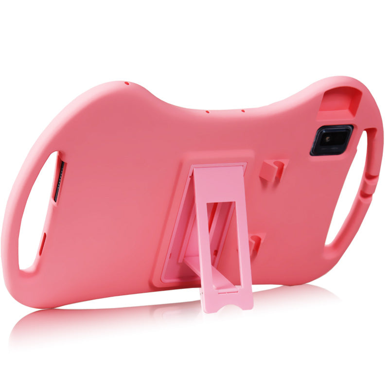 Hand Grip Silicone Tablet Case for TCL NxtPaper 10s , Kickstand Protective Tablet Cover - Pink