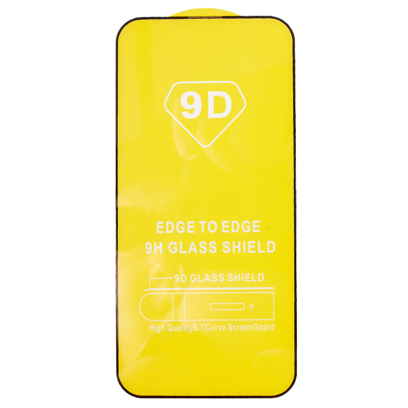 Uniqkart for iPhone 15 Pro Max Full Coverage Screen Protector Side Glue 9D Tempered Glass Film