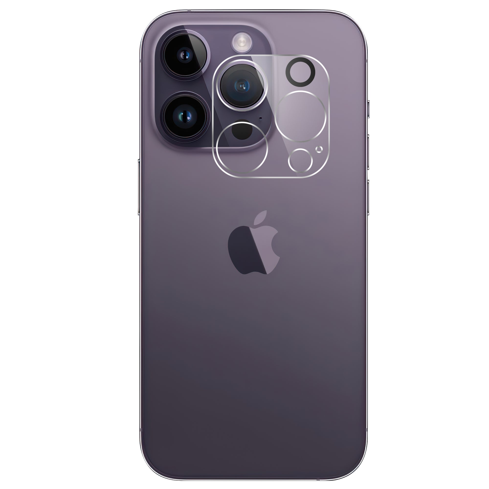 Uniqkart for iPhone 15 Pro Tempered Glass Screen Protector Anti-fingerprint Film + Camera Lens Protector
