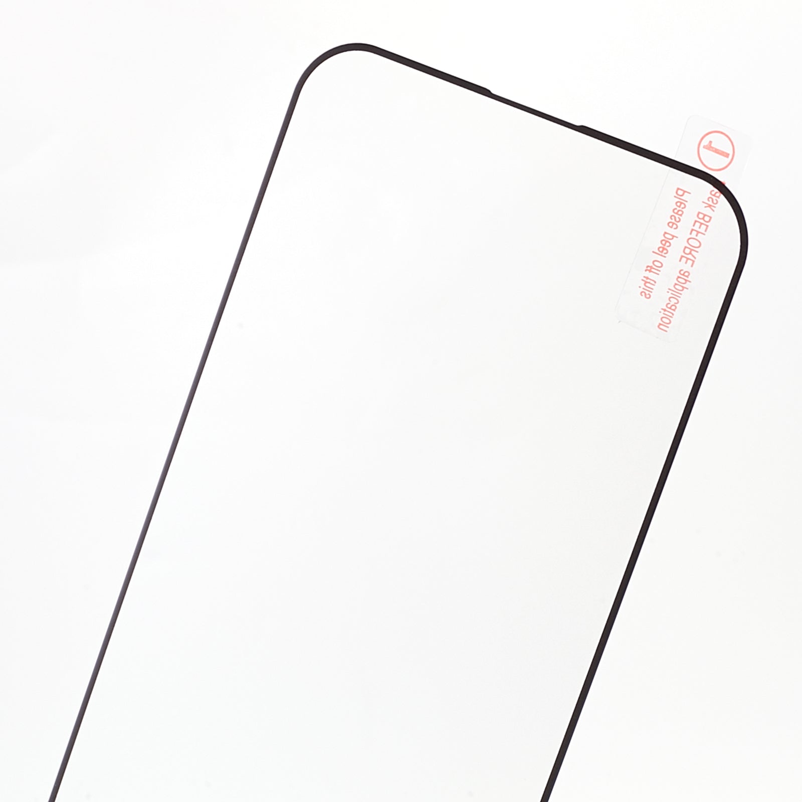 Uniqkart for iPhone 15 Pro Max Silk Printing Full Glue Full Screen Protector High Aluminium-silicon Glass Anti-static Film