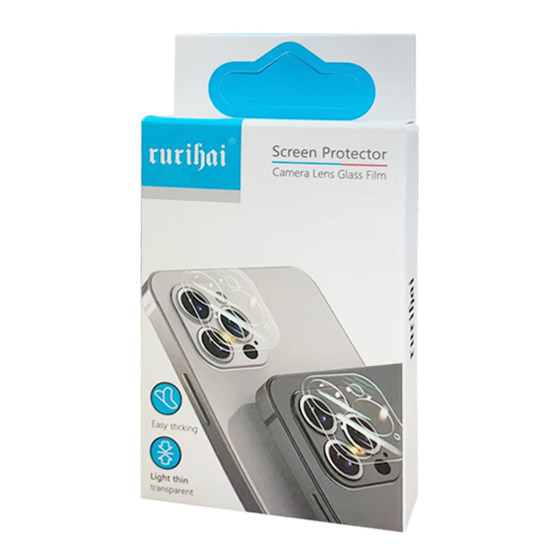 Uniqkart For iPhone 15 / 15 Plus 3D Camera Lens Protector High Aluminum-silicon Glass HD Clear Rear Lens Film