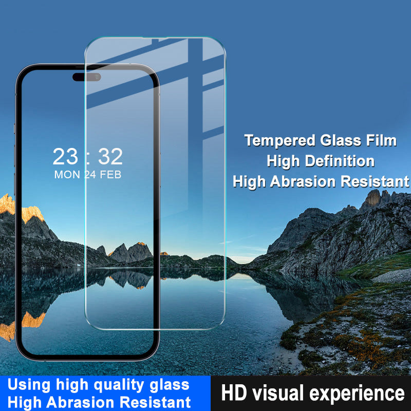 IMAK H Series For iPhone 15 Tempered Glass Screen Protector Anti-explosion Phone Screen Film