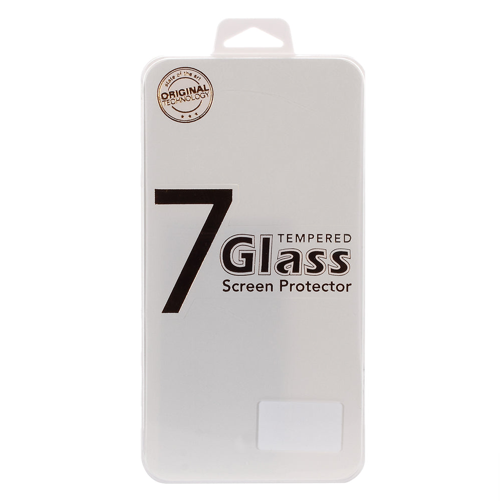 Tempered Glass Phone Screen Protector for iPhone 15 Plus Silk Printing Black Edge Full Cover Screen Film
