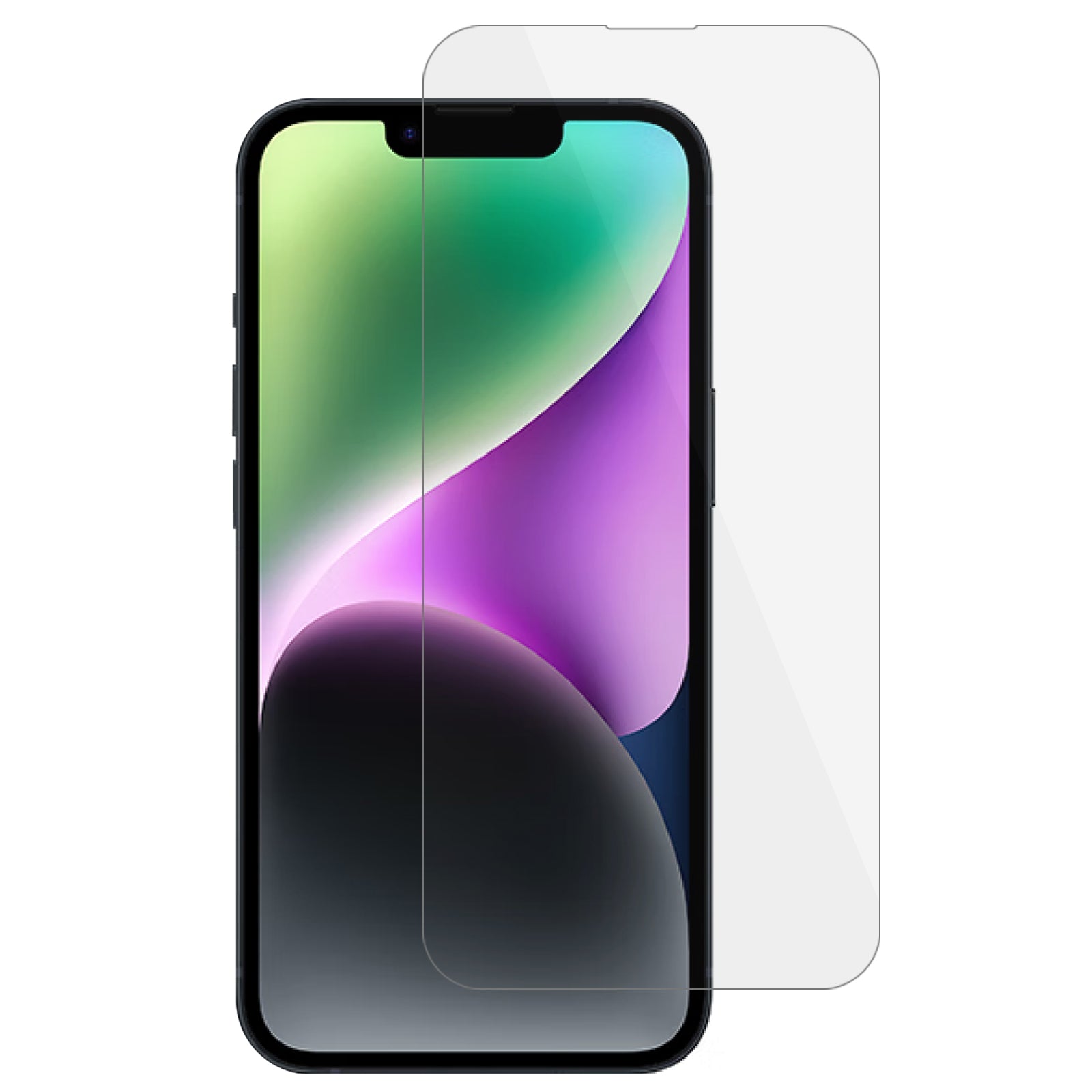 Uniqkart for iPhone 15 Phone Screen Protector 0.25 Arc Edge Anti-Scratch High Aluminum-silicon Glass Film