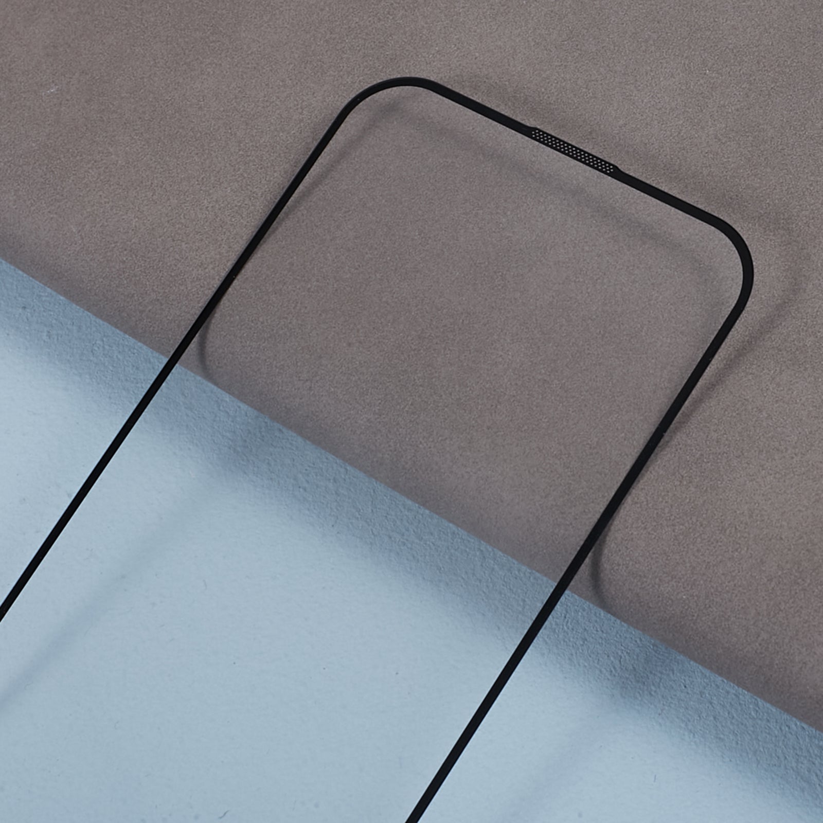 Uniqkart for iPhone 15 Plus Silk Print Full Coverage Tempered Glass Film Full Glue 9D Anti-scratch Screen Protector