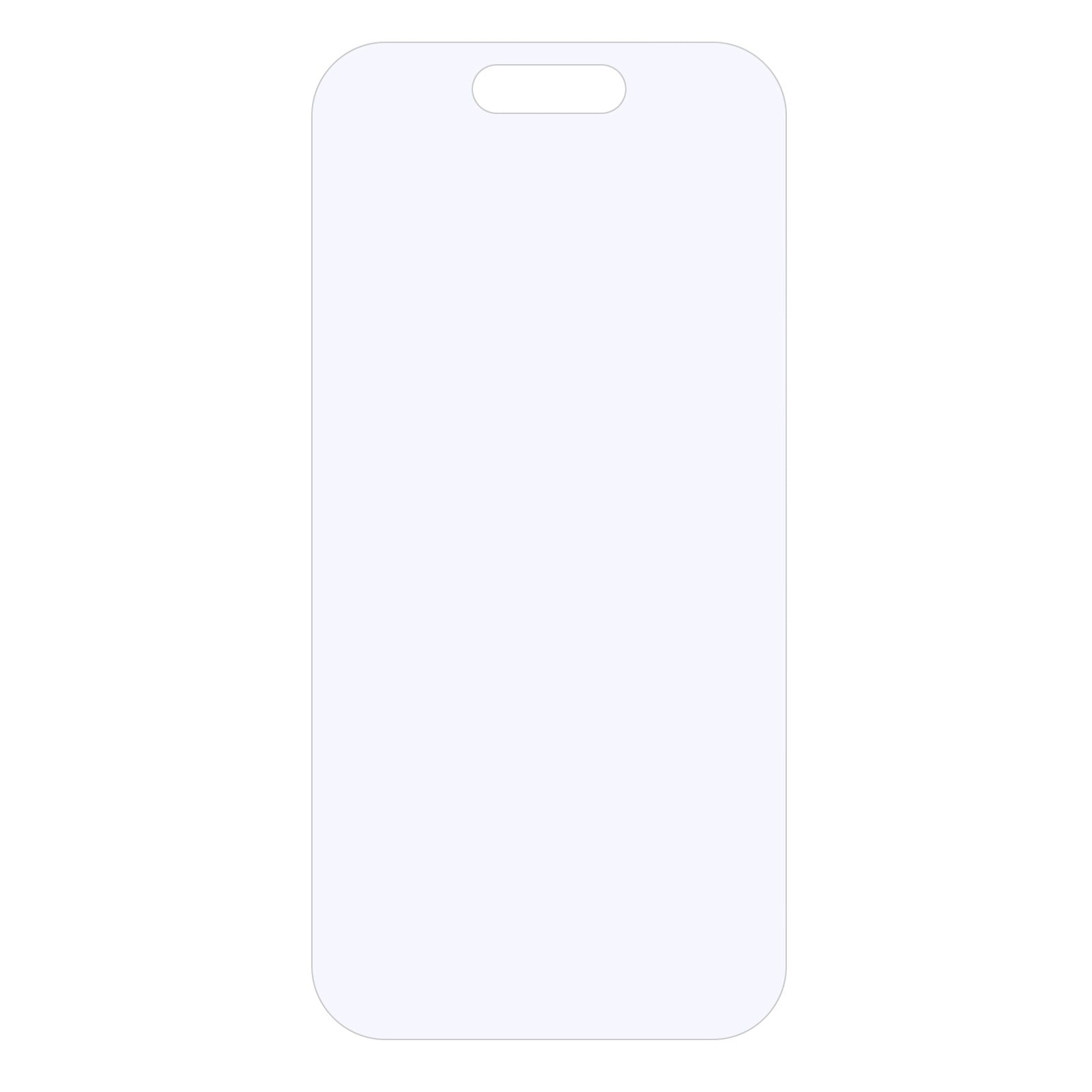 Uniqkart for iPhone 15 / 15 Pro Anti-blue-ray TPU Screen Protector Full Cover Fingerprint-free Phone Screen Film