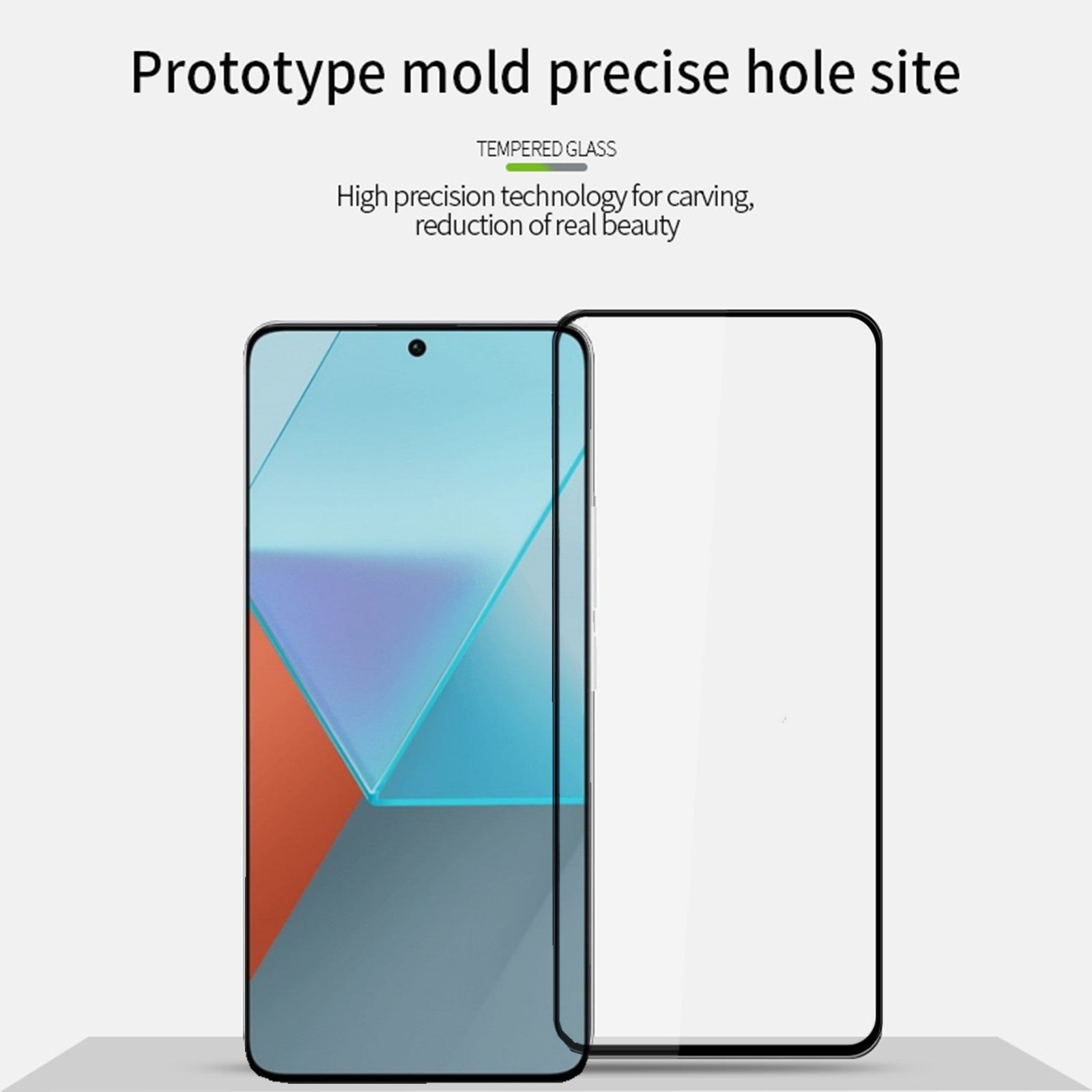 MOFI JK 3D Tempered Glass Film-1 for Xiaomi Redmi Note 13 5G / Note 13 Pro 5G Curved Screen Protector