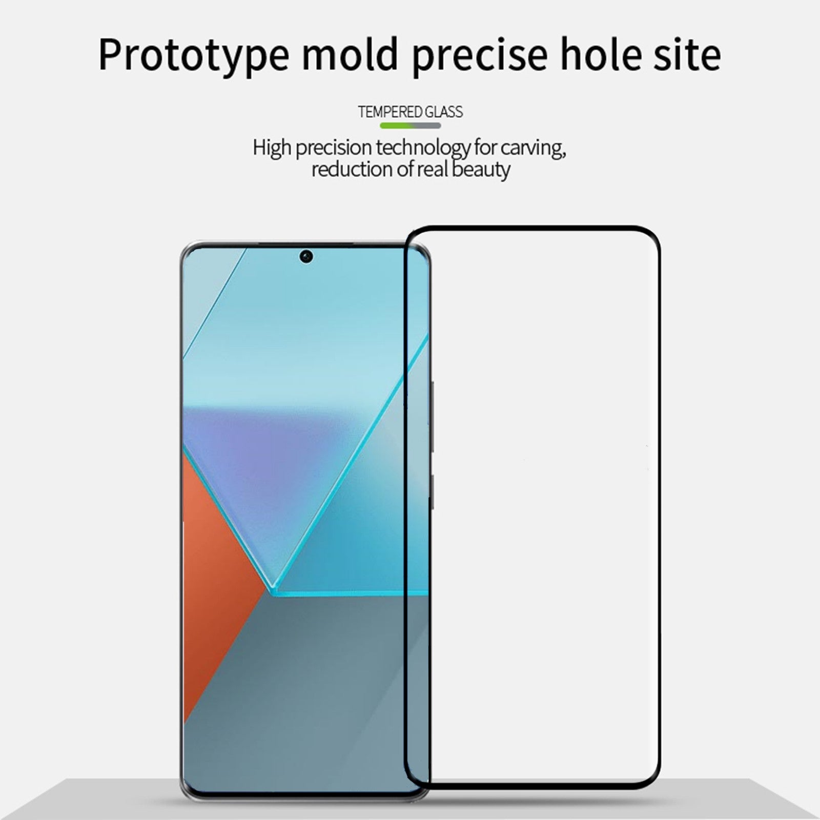 MOFI For Xiaomi Redmi Note 13 Pro+ Hot Bending 3D Curved Tempered Glass Full Glue Film Screen Protector