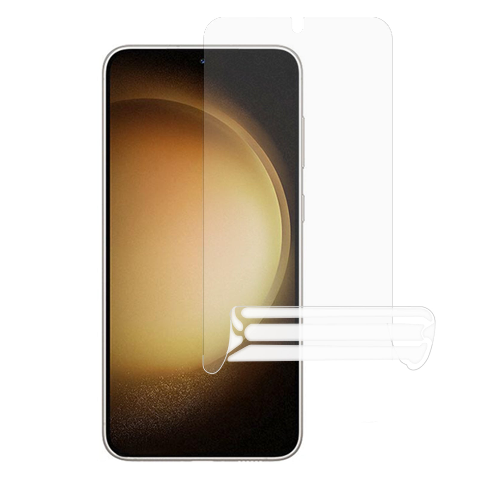 Phone Screen Protector for Samsung Galaxy S24+ High Definition Anti-scratch TPU Phone Screen Film