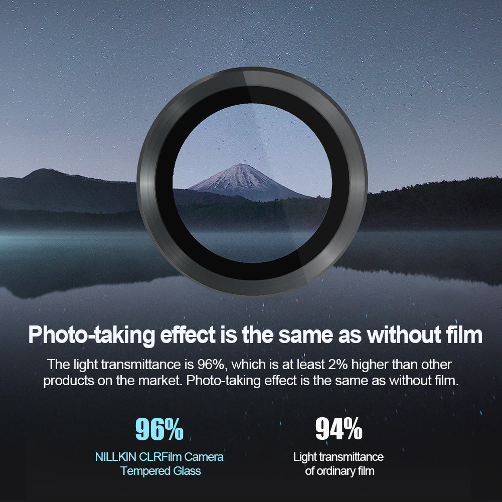 NILLKIN 1 Set For Samsung Galaxy S24+ Camera Lens Protector Anti-Scratch Individual Ring Lens Film