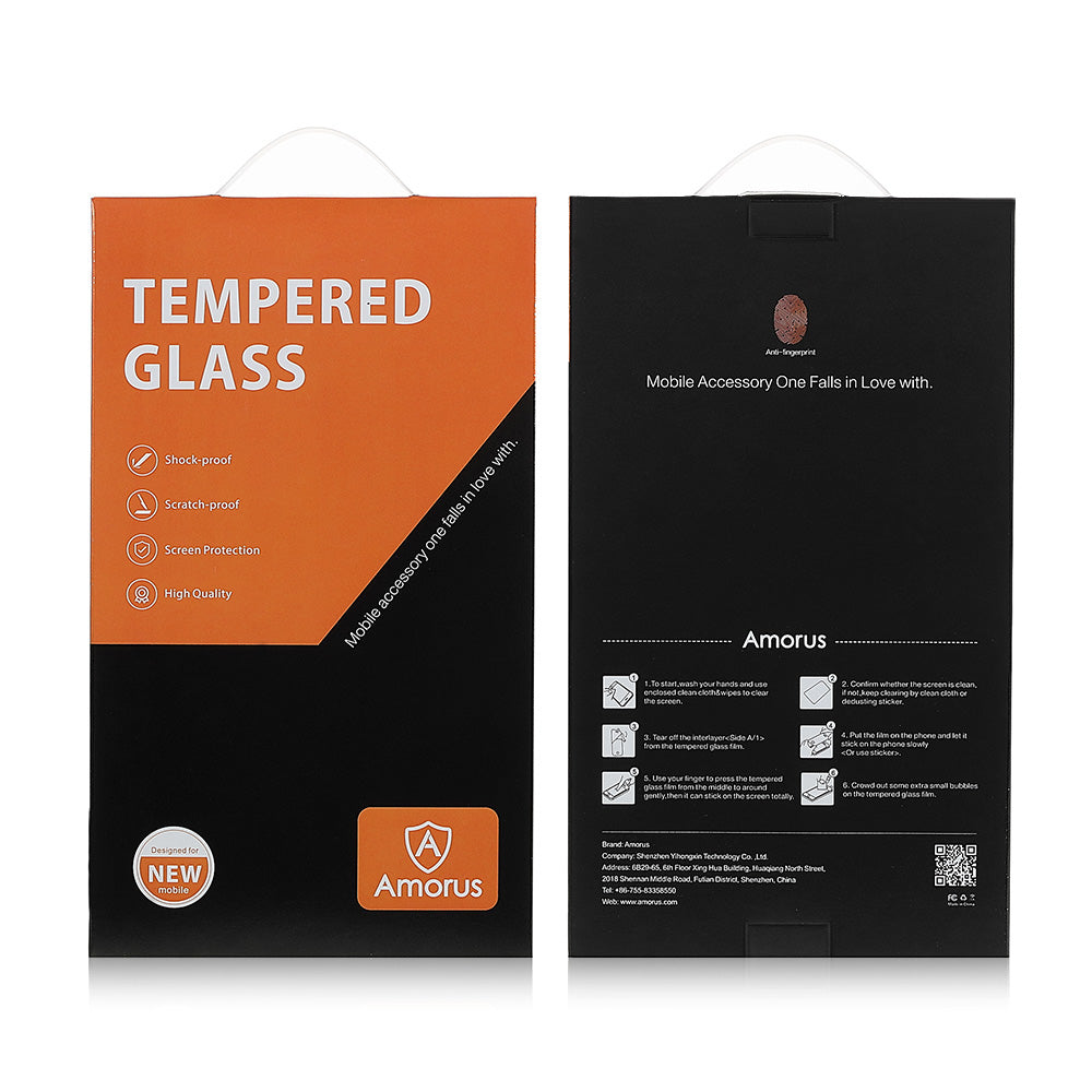 AMORUS For Xiaomi Redmi Note 13 Pro+ 5G Screen Protector Tempered Glass Film 3D Curved High Definition