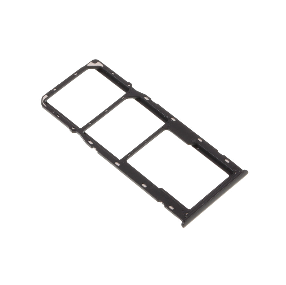 OEM Dual SIM Card + Micro SD Card Tray Holders Part for Oppo Realme 5 - Black