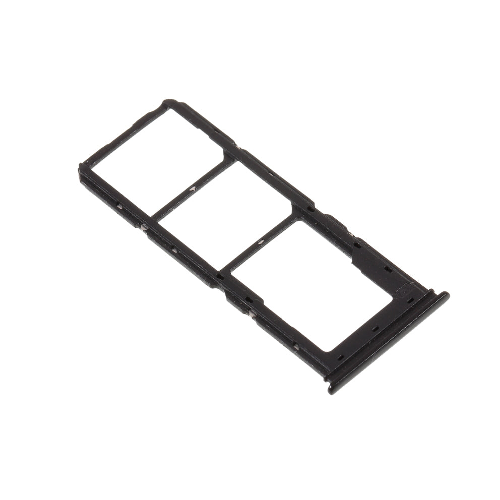 OEM Dual SIM Card + Micro SD Card Tray Holders Part for vivo Y93 - Black