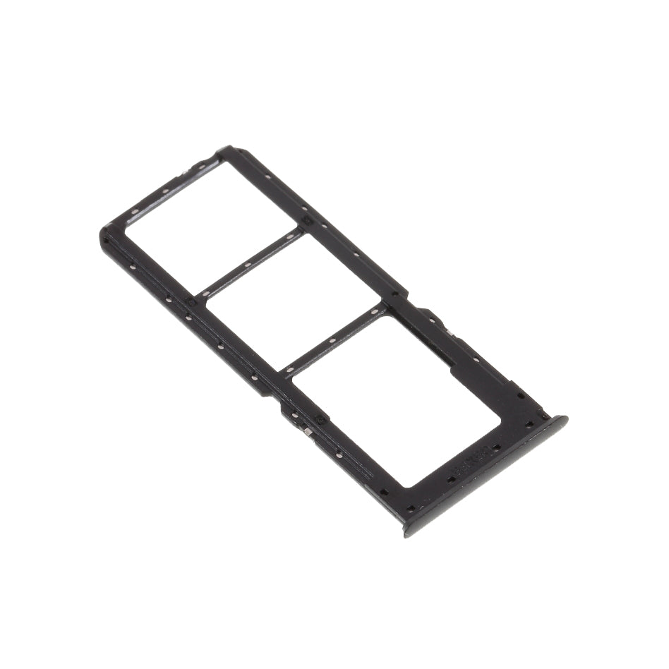 OEM Dual SIM Card + Micro SD Card Tray Holders Part for Oppo A5 / A3s - Black