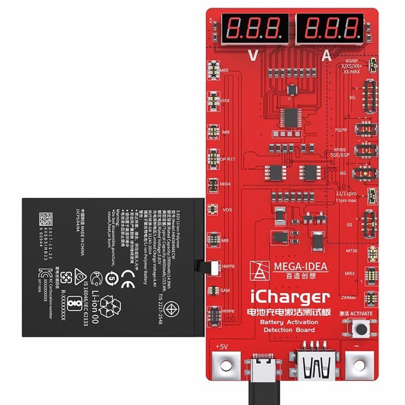 iCharger Battery Charging Activation Test Board for iPhone Samsung Xiaomi