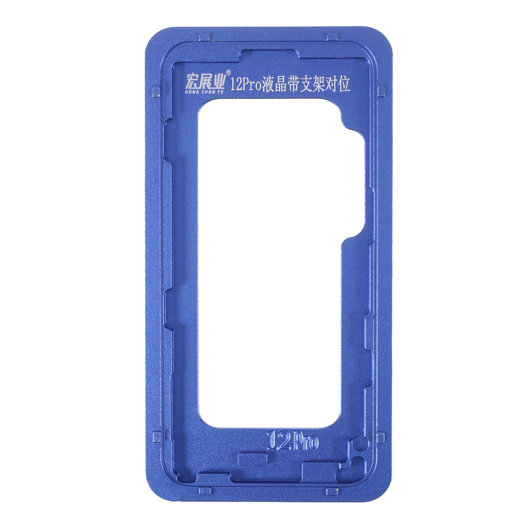 Metal LCD Touch Screen Alignment Mould Holder + Protective Pad for iPhone 12 Pro 6.1 inch