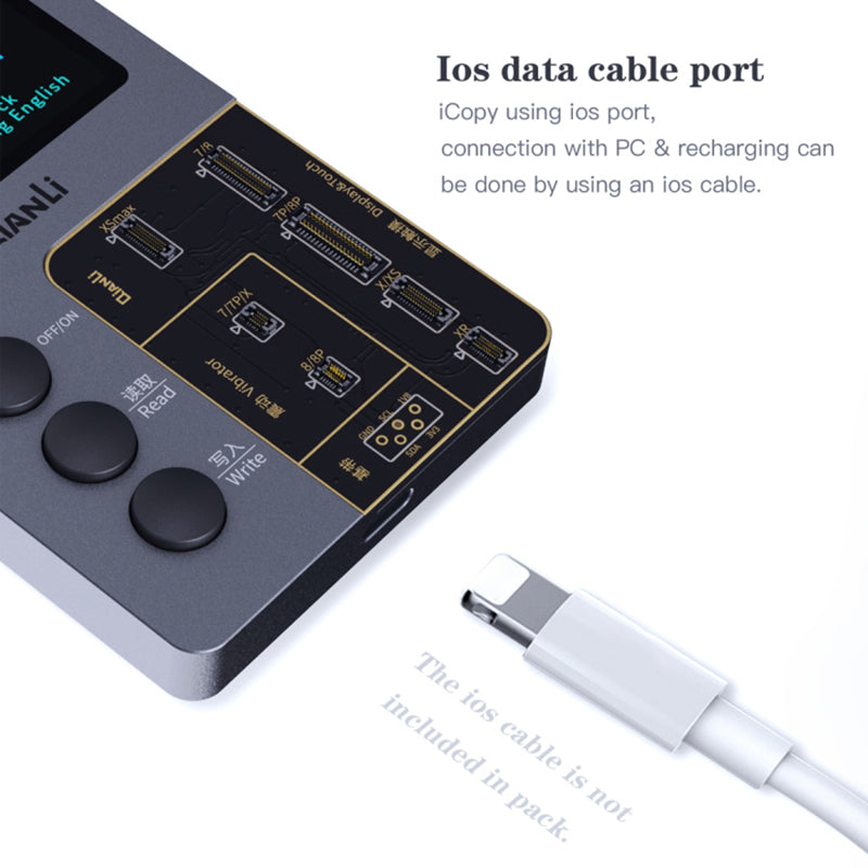 Uniqkart iCopy Plus 3-in-1 LCD Screen Original Color Repair Programmer True Tone Light Sensor Battery Repair