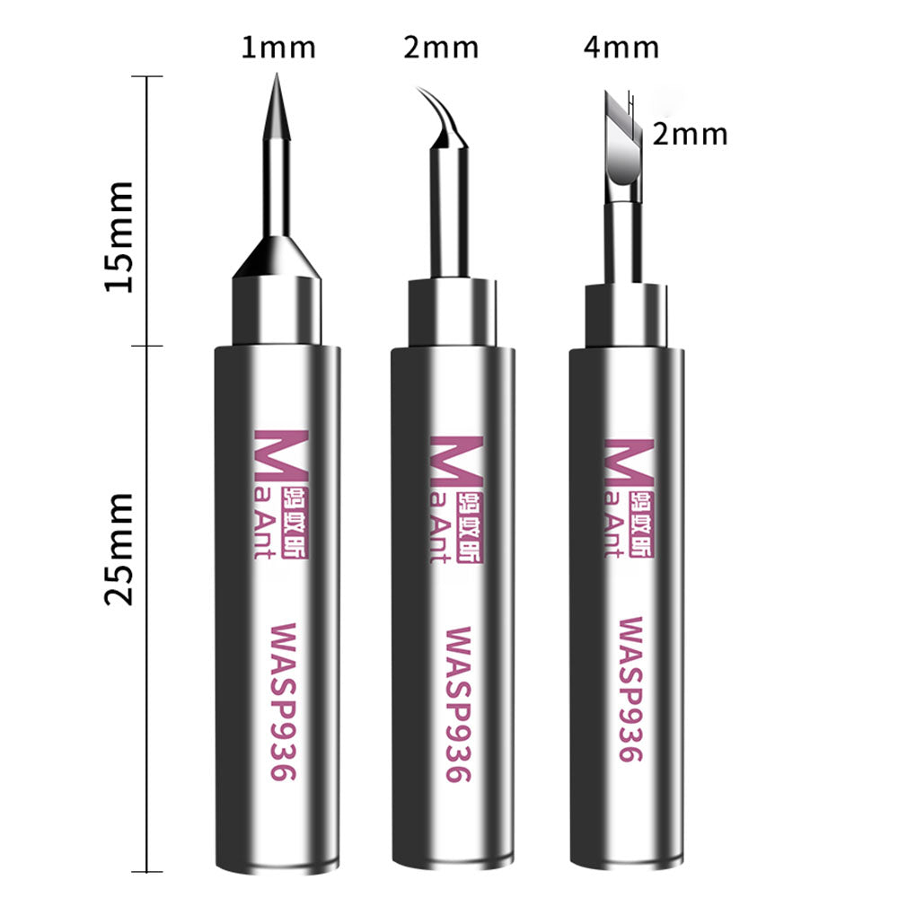 WASP936 Lead-Free Heating Solder Iron Tips for Soldering Station Wear Resistance Soldering Tip - Cutter