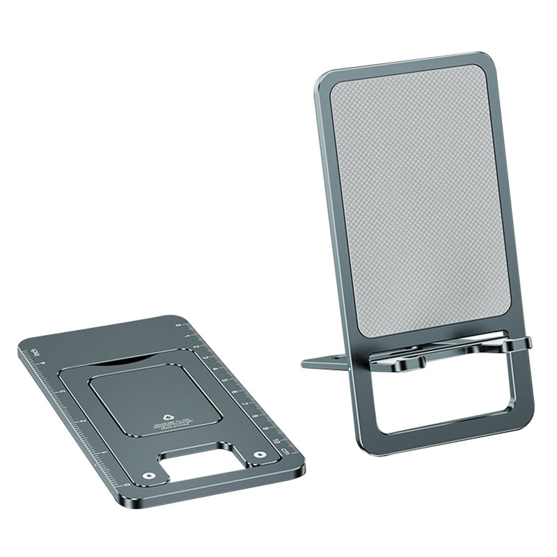 Cell Phone Stand Folding Aluminum Alloy Tablet Holder Bracket Portable Travel Holder - Tarnish