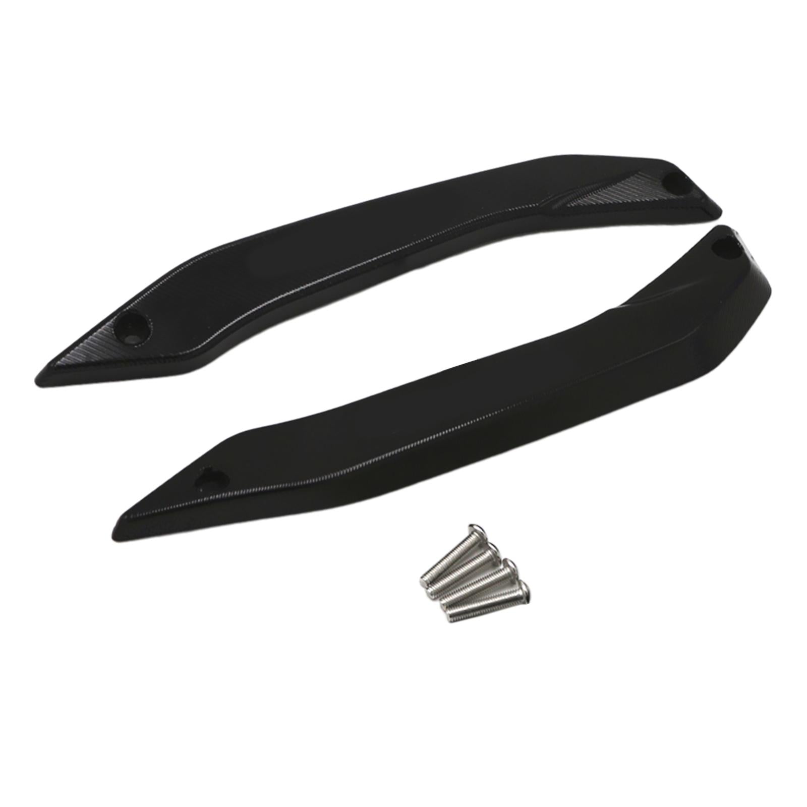 2Pcs Windshield Side Trim Glide Fit for Yamaha Xmax 2018-2021 Black