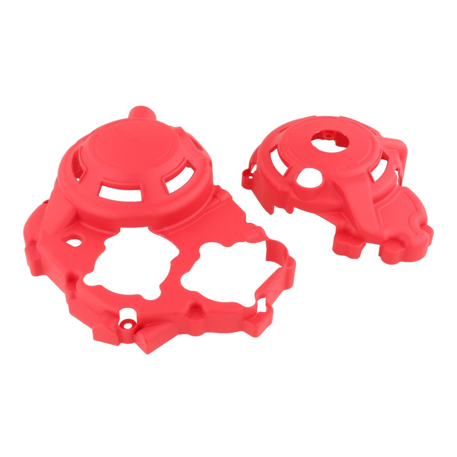 2 Pieces Engine Protection Cover for Honda Crf250L Premium Professional red