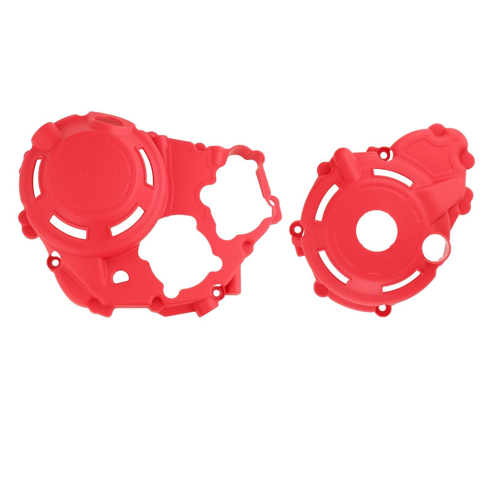 2 Pieces Engine Protection Cover for Honda Crf250L Premium Professional red