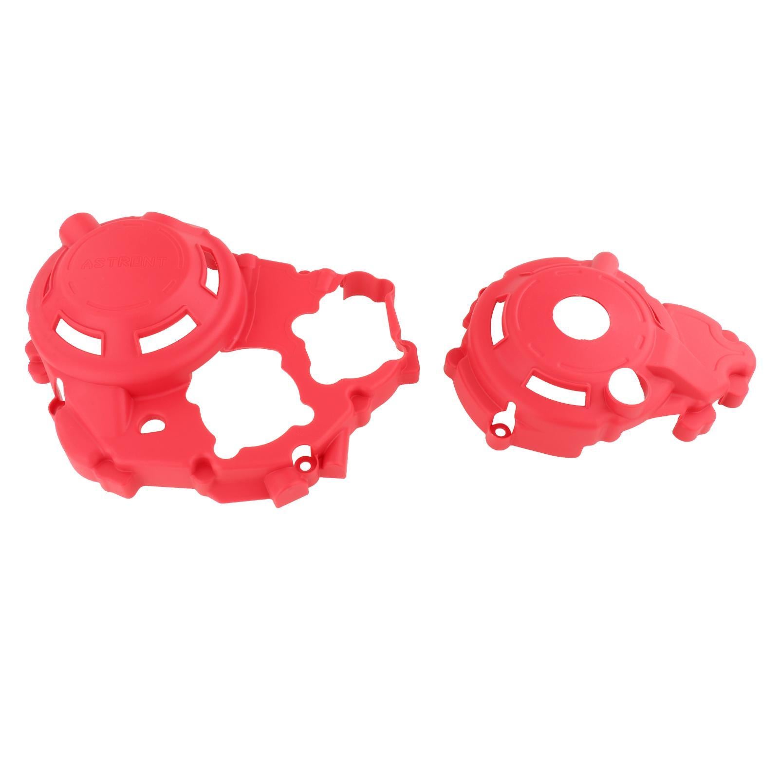 2 Pieces Engine Protection Cover for Honda Crf250L Premium Professional red