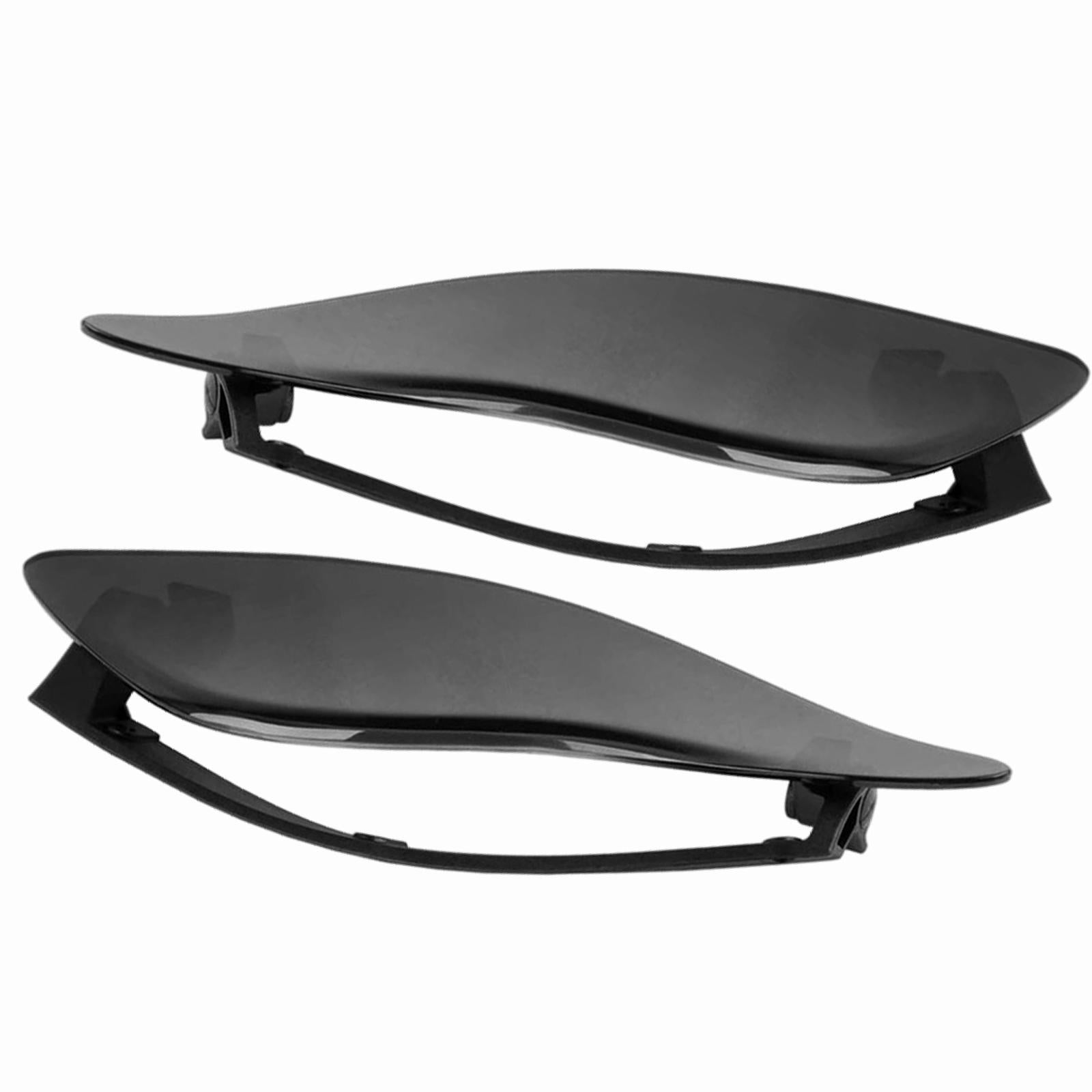 2Pcs Side Wings Air Deflectors Shield Fit for Harley Touring 14-19 Black