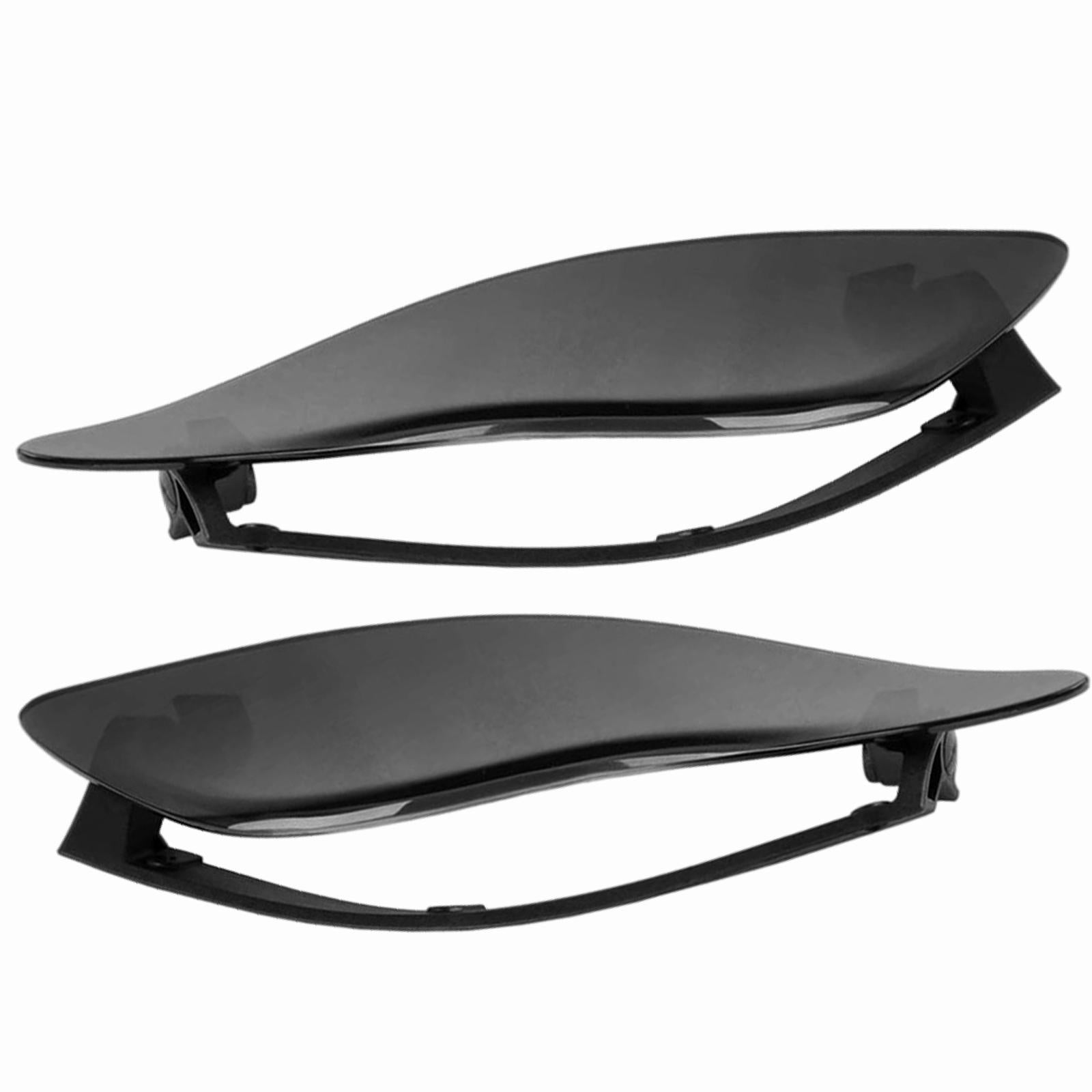 2Pcs Side Wings Air Deflectors Shield Fit for Harley Touring 14-19 Black