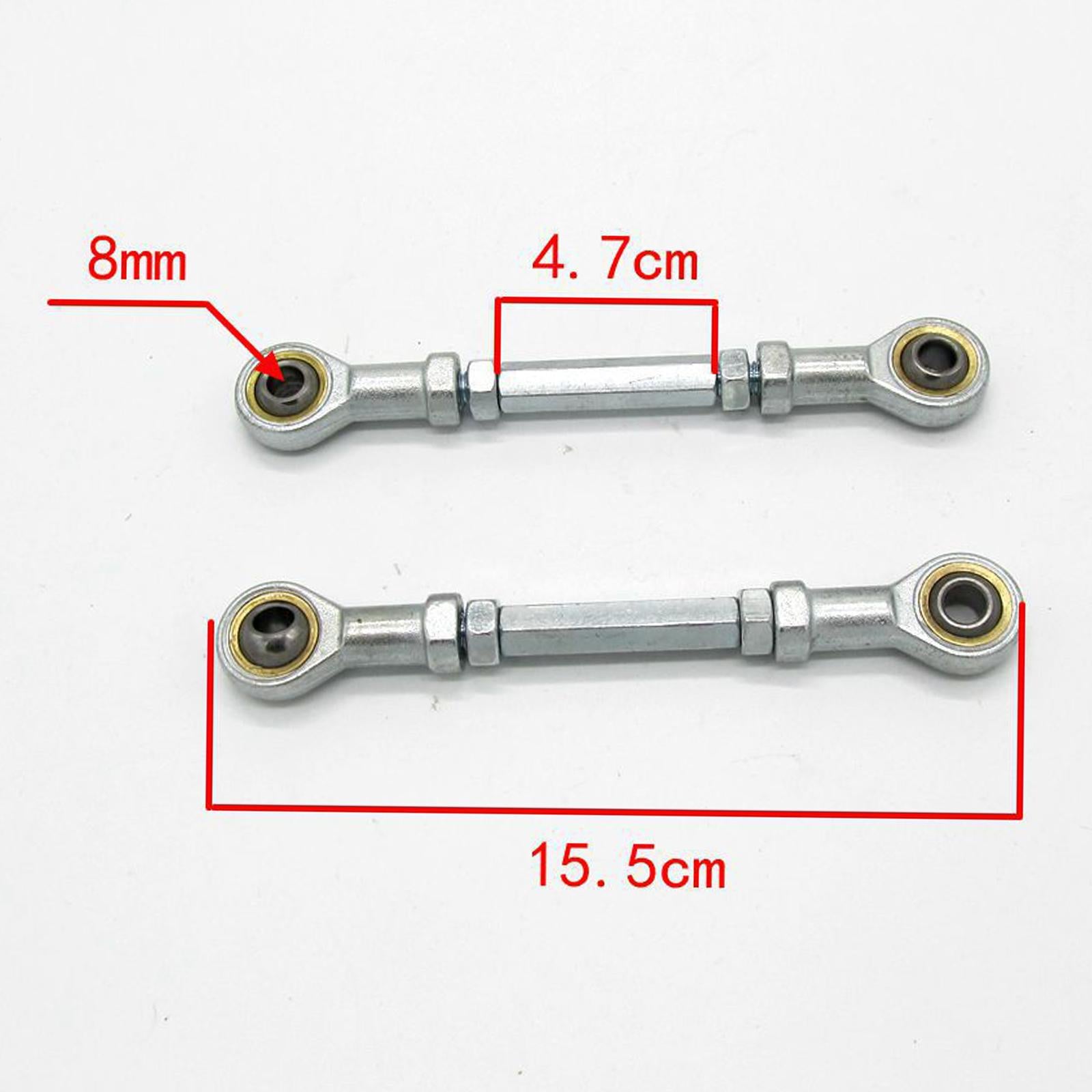 2 Pieces Steering Shaft Tie Rods Kit for Electric Mini ATV Go Kart