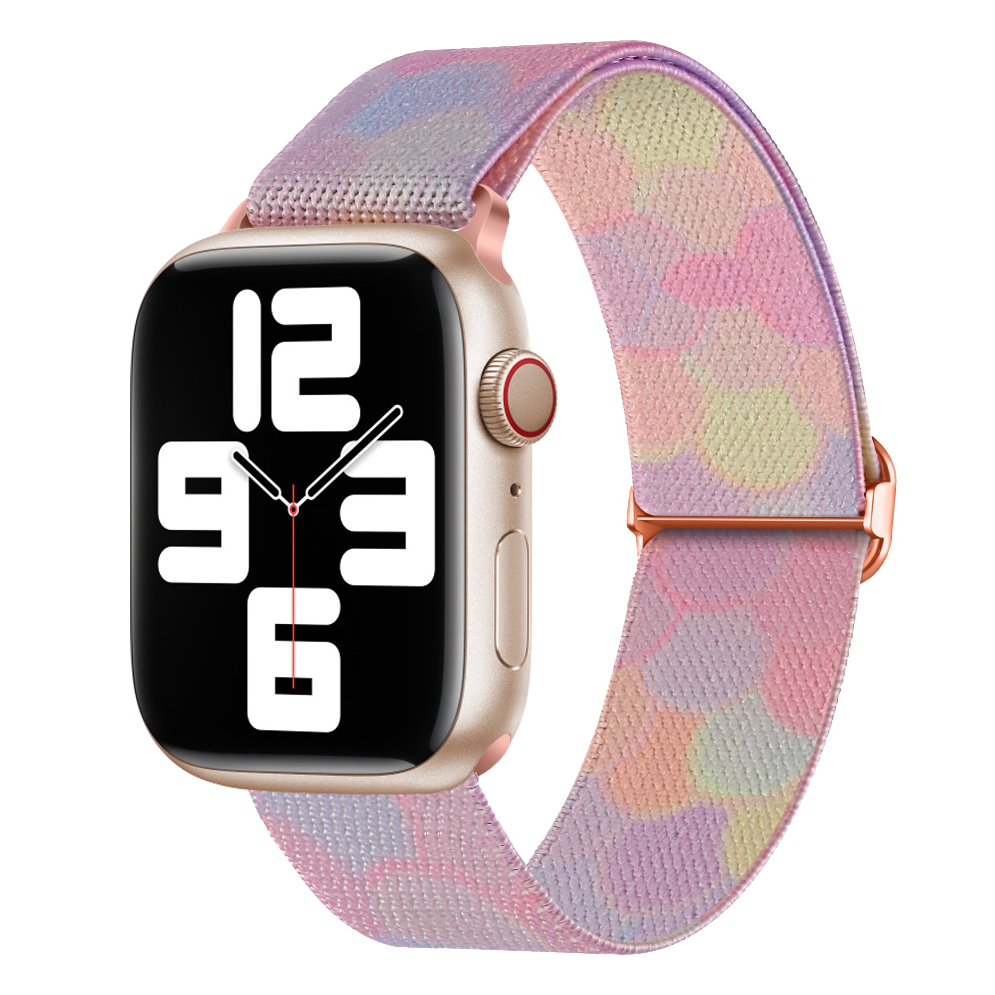 Braided Loop Band for Apple Watch Ultra 49mm / Series 8 7 45mm / Series 6 5 4 SE (2022) SE 44mm / Series 3 2 1 42mm , Braided Nylon Pattern Wristband - Phantom Bubble