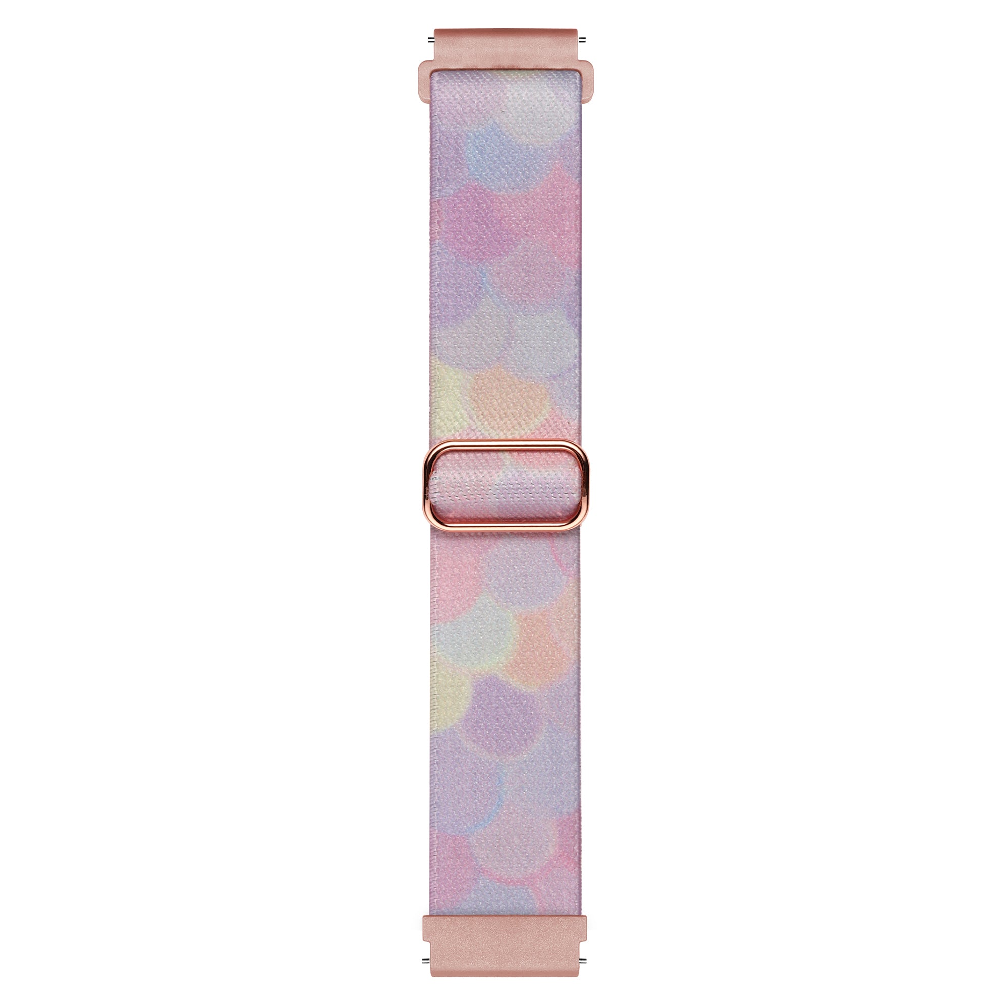 Nylon Watch Band for Coros Pace 2 / Apex 42mm , 20mm Pattern Adjustable Braided Loop Strap - Phantom Bubble