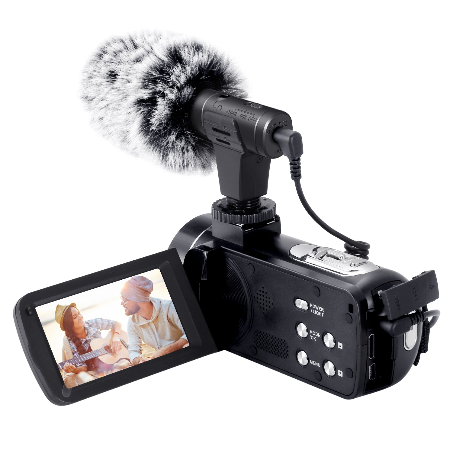 MAMEN MIC-07 Photography Rcondenser Audio Recording Microphone for Phone and Camera