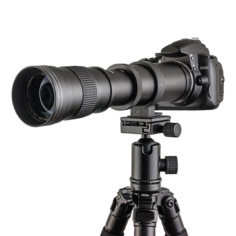 420-800mm F / 8.3-16 Telephoto Lens Camera Zoom Lenses for Canon, Sony, Minolta, Nikon