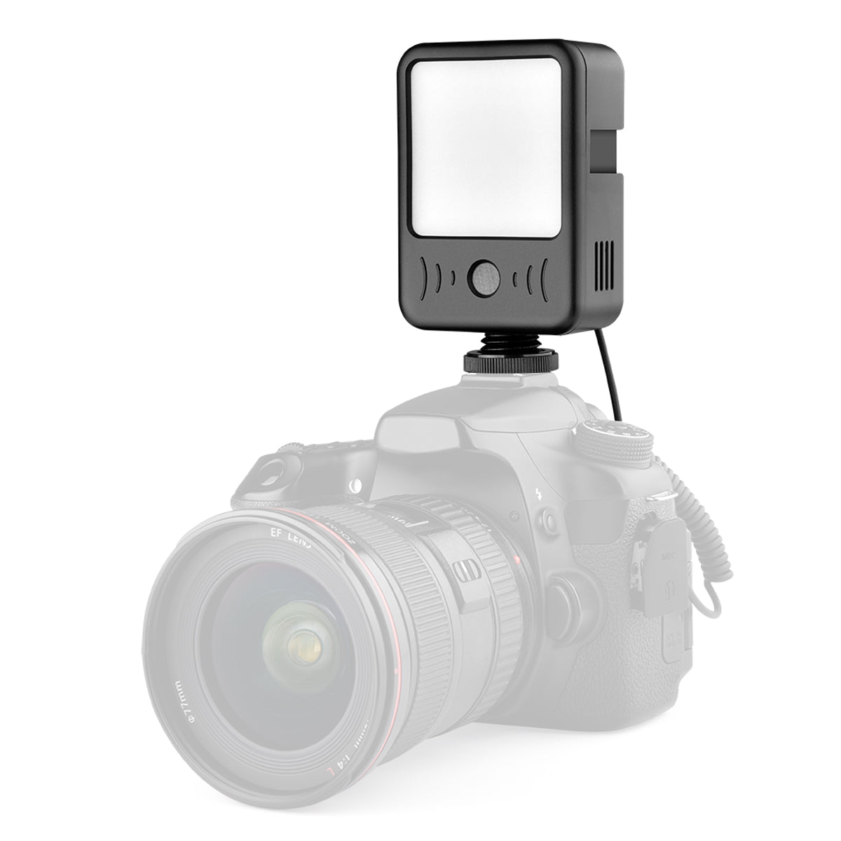 Yelangu LED02 Portable RGB LED Camera Video Light Voice Recorder Mini Rechargeable Photography Lighting