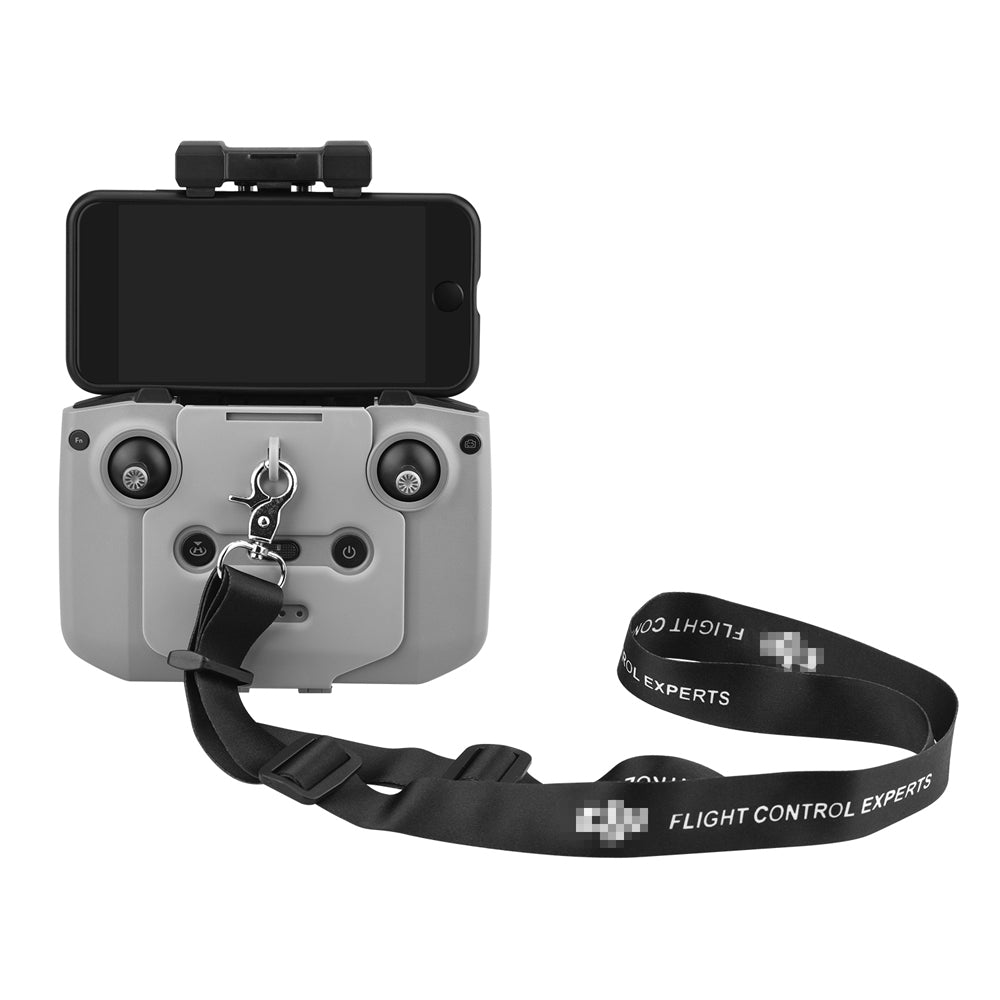 Remote Control Hook Holder with Strap Adjustable Lanyard for DJI Mavic Air 2 - Black