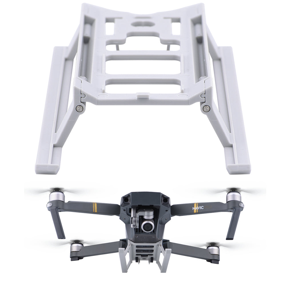 EWB8990 Foldable Drone Landing Gear Plastic Anti-fall Heightened Landing Stand for DJI Mavic Pro - Grey