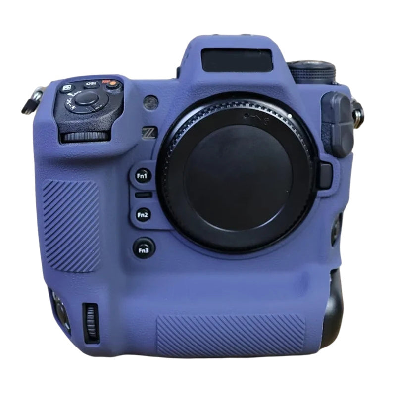 Uniqkart for Nikon Z9 Soft Silicone Anti-scratch Case Camera Protective Sleeve Cover - Blue