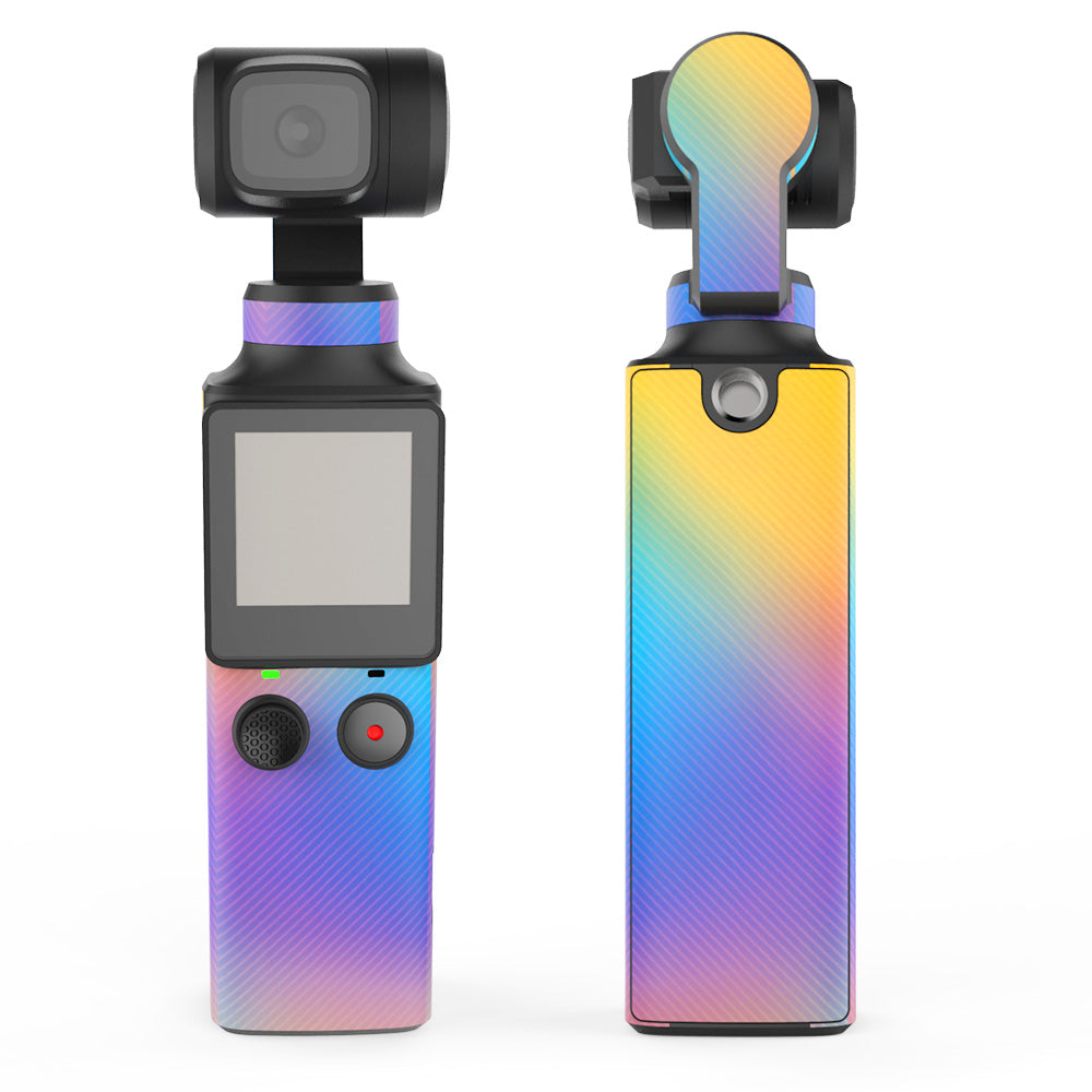 Uniqkart Sticker Set Skin Decor Protective Film for FIMI PALM Pocket Camera - Gradient Color