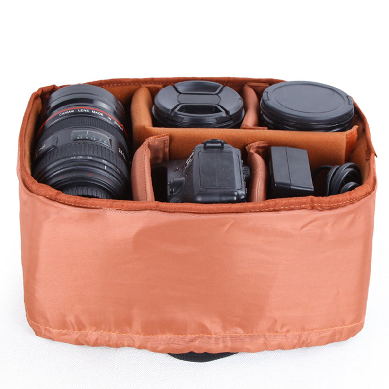 Large Shockproof DSLR Camera Padded Bag Case Adjustable Partition Camera Handbag