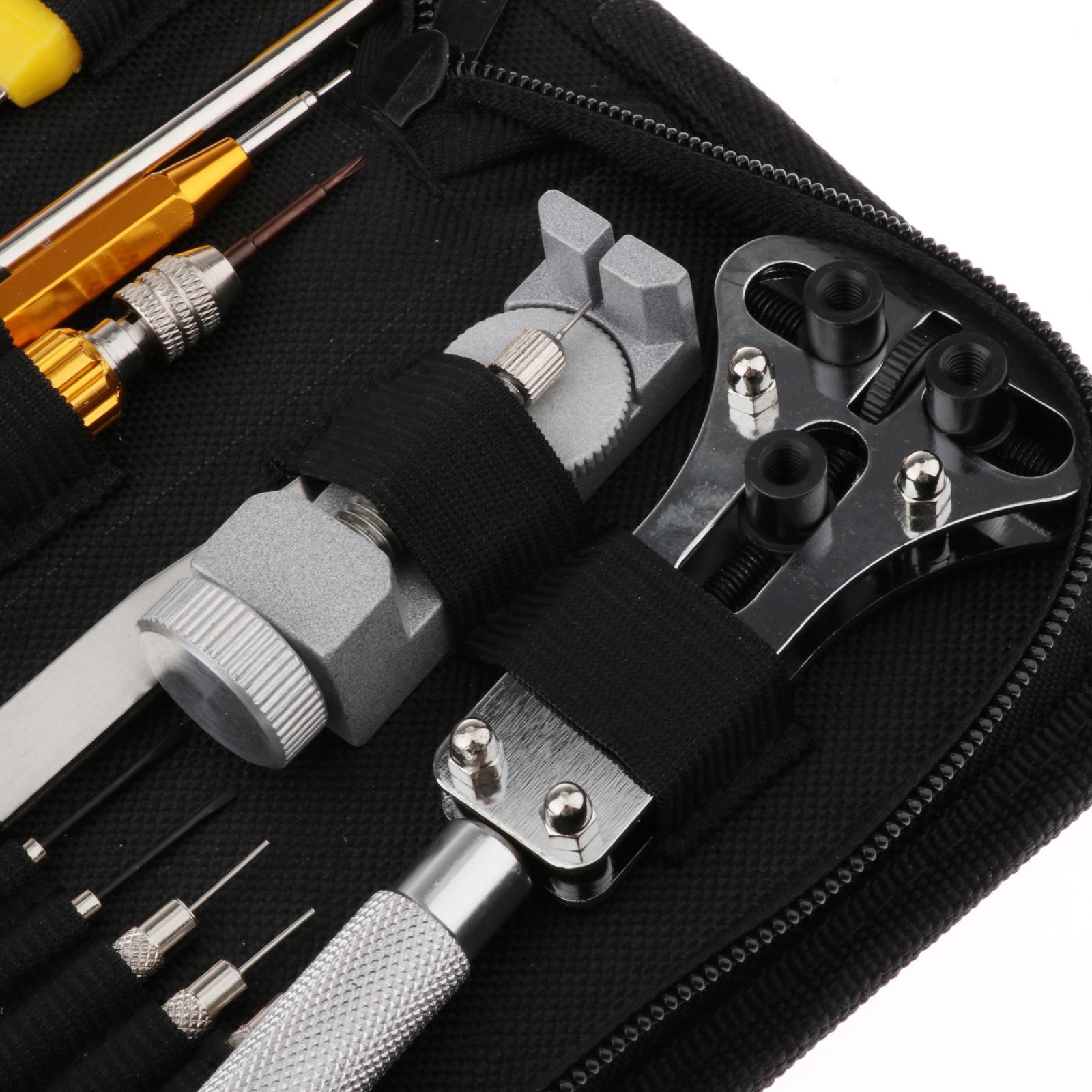 Watch Repair Tools Kit Back Case Opener Screwdriver Case Presser 148pcs