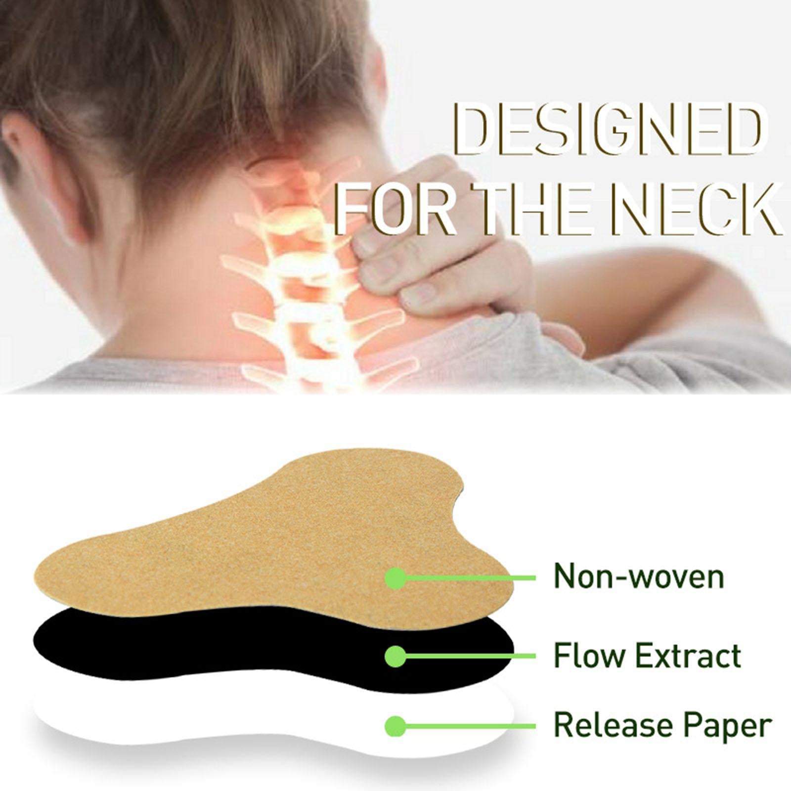 12 Sheets Natural Cervical Patch Relaxing Pain Plaster Sticker Self Adhesive